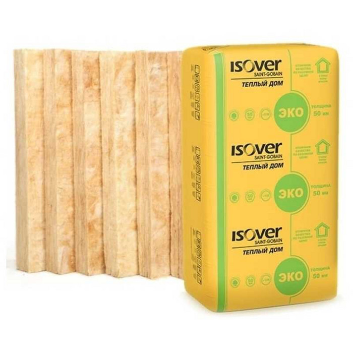 Утеплитель Isover Изовер Тёплый Дом Плита 50х610х1170 в Темрюке